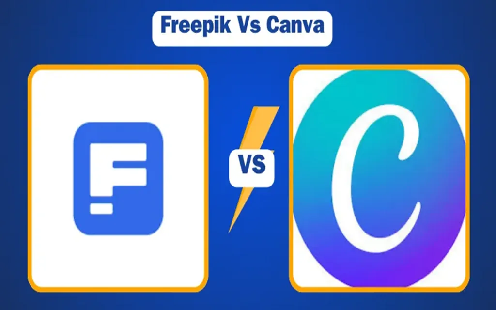 مقایسه Freepik و Canva: بهترین ابزار طراحی 