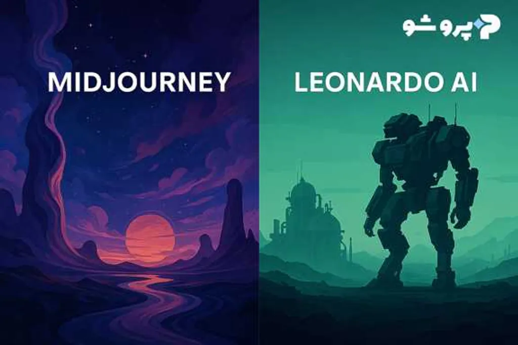 بررسی Midjourney در مقابل Leonardo AI؛ آینده تولید