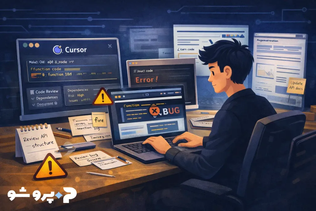 تجربه واقعی استفاده از Cursor AI در پروژههای برنا